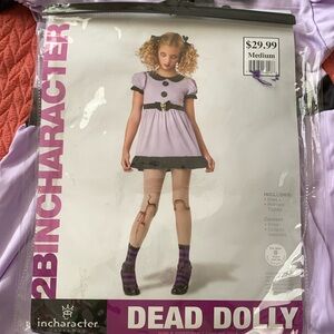 Dead Dolly child costume NWT